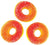 Sweetzone Fizzy Sour Peach Rings Fruit Flavoured Gum Sweets | 1 Kilogram Bag | Long Shelf Life | 100% Halal Friendly