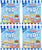 Swizzels Great British Puds Chew Bars Sweets Large Bags 150g x 4 - Lemon Meringue, Apple Pie & Custard, Sticky Toffee Pudding and Rhubarb Crumble