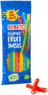 Bebeto Fruit Twists Sweets Delicious Vegan Made with Real Fruit Juice Halal Certified, Assorted, 200 g