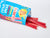 Bebeto Dyna Splitz Pencil Sweets, Delicious, Vegan, Made with Real Fruit Juice & Halal Certified, Banana & Blue Raspberry, 200 g, 1 Count (Pack of 1)